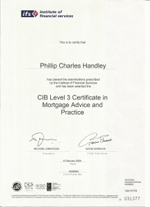 CIB Level 3 Mortgage