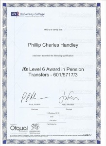 Level 6 Pension transfers
